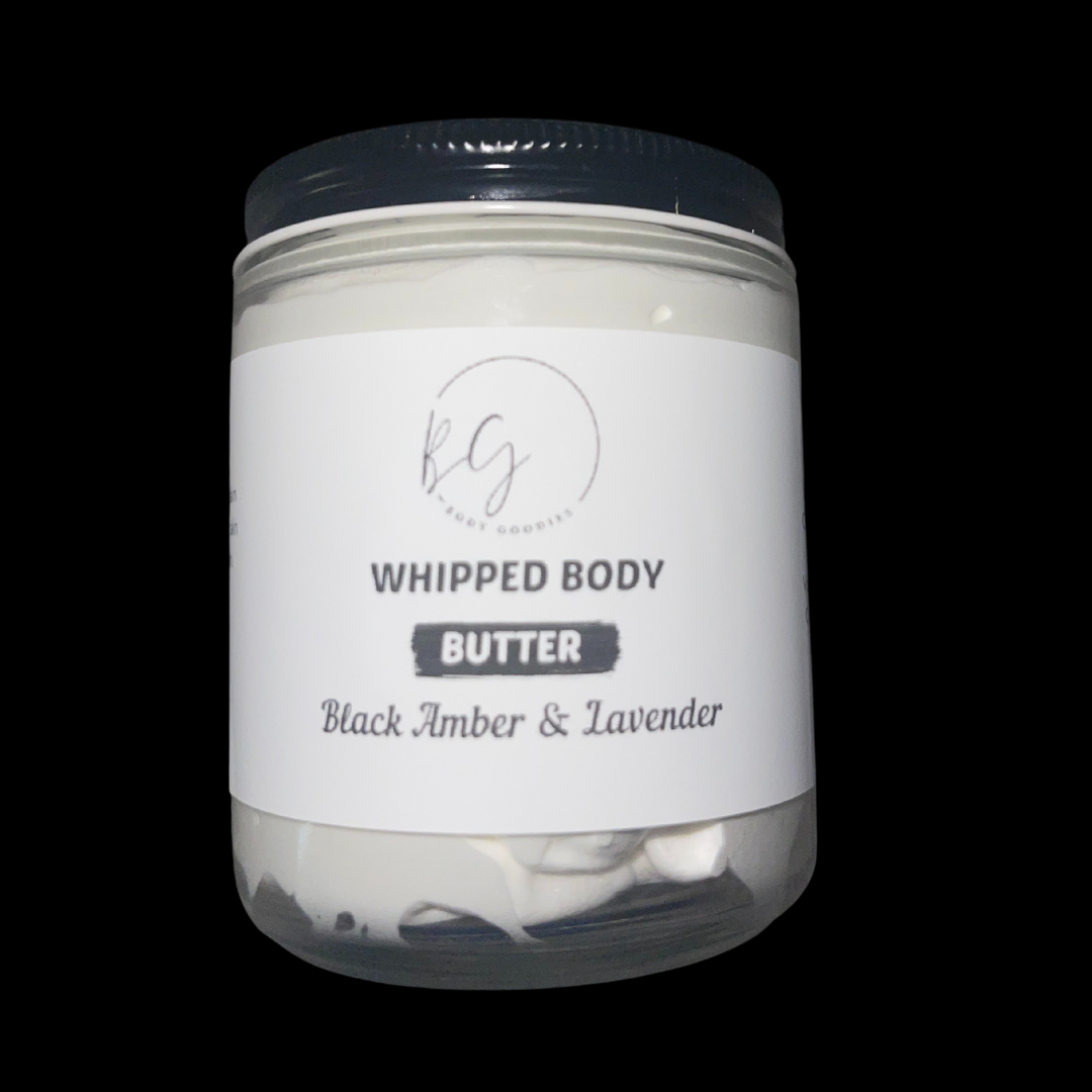 Black Amber & Lavender Whipped Body Butter